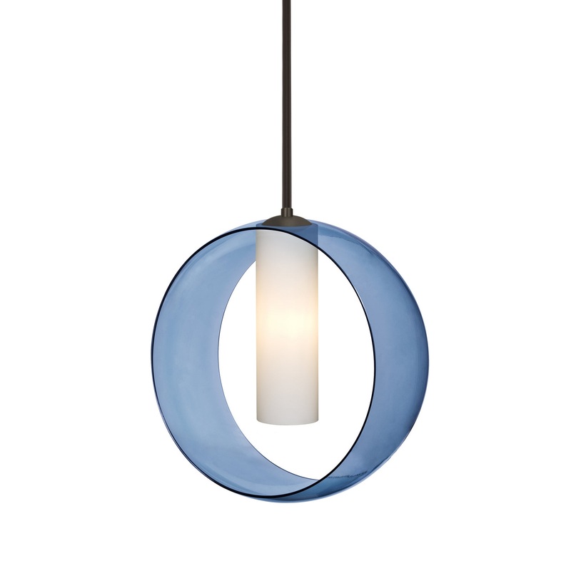 Besa 1TT-PLATOBL-LED-BR Plato One Light Pendant Bronze