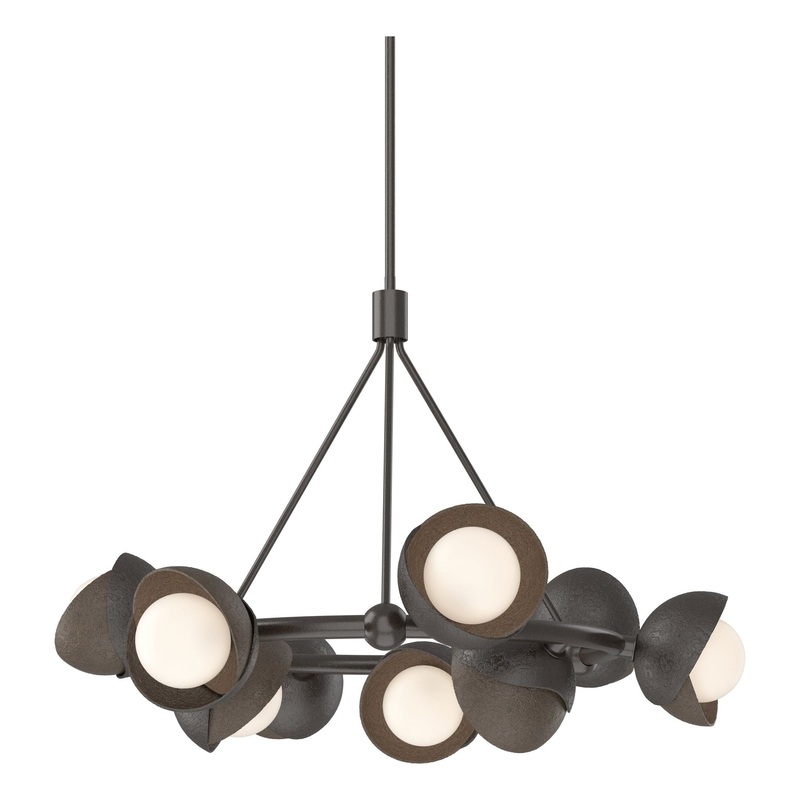 Brooklyn 9-Light Double Shade Ring Pendant Oil Rubbed Bronze Bronze