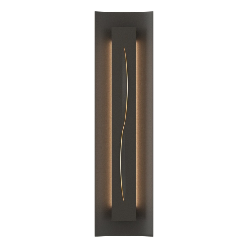 Gallery Sconce Dark Smoke Ivory Art Glass (CC)