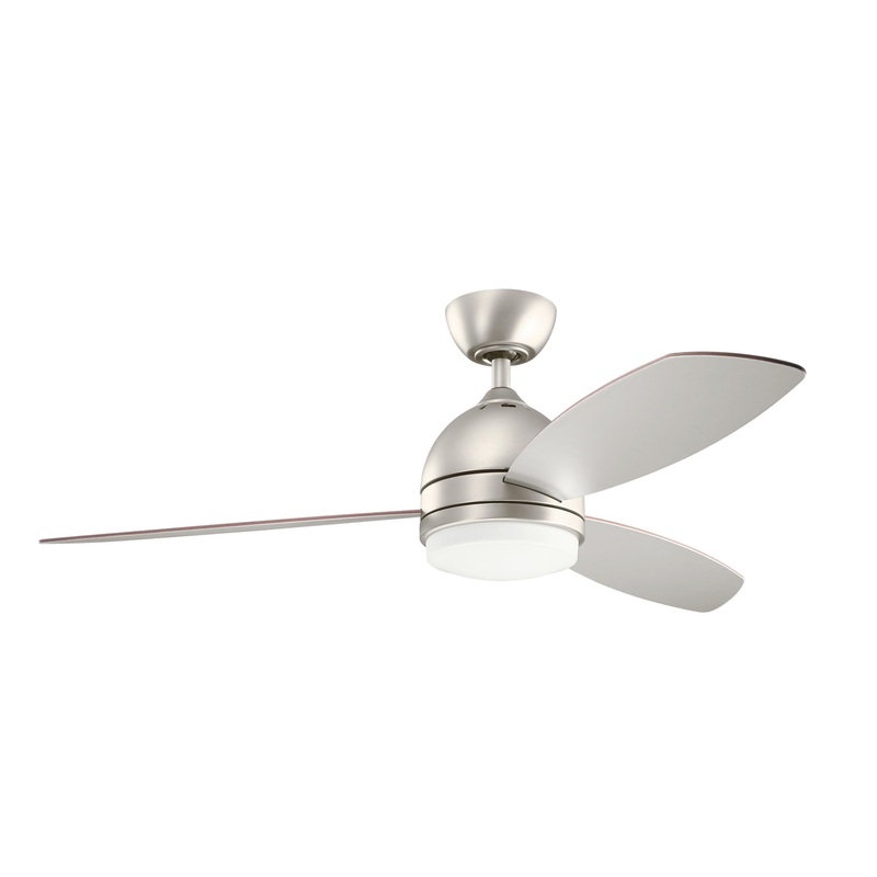 Kichler 330002NI 52″ Ceiling Fan, Brushed Nickel