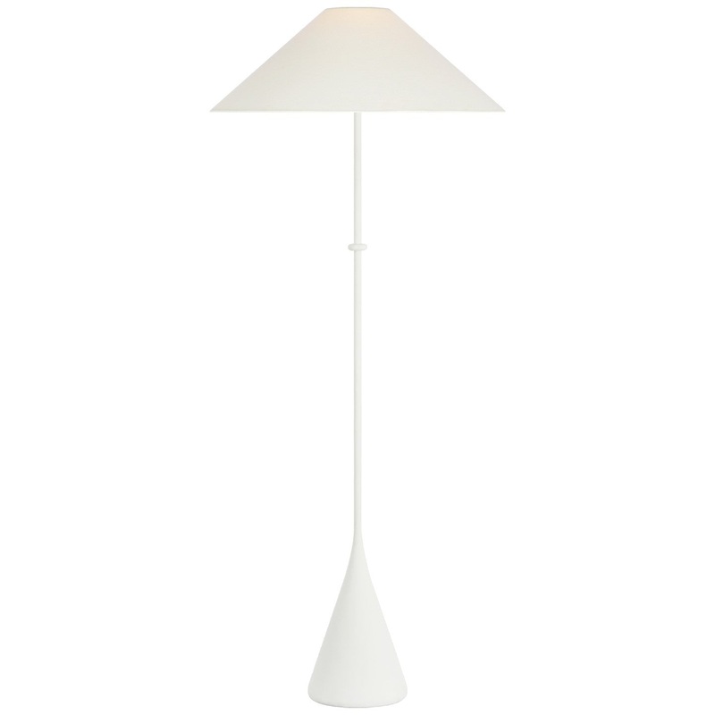 LED Floor Lamp from the Zealous Collection in Museum White Finish by Visual Comfort Signature