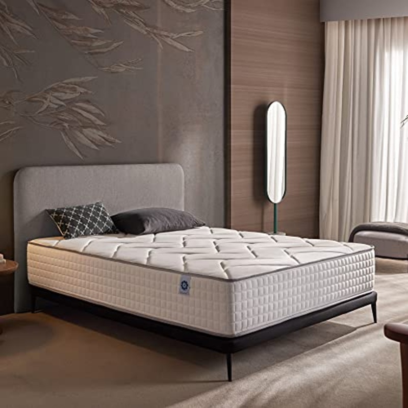 Naturalex | Memory S | Materasso Memory Matrimoniale 160×190 cm ad Alto Adattamento Di Forma | Anatomico in Lattice e Schiuma Memo-Sensibile Multi Densit | Sistema Auto Ventilante | Semirigido