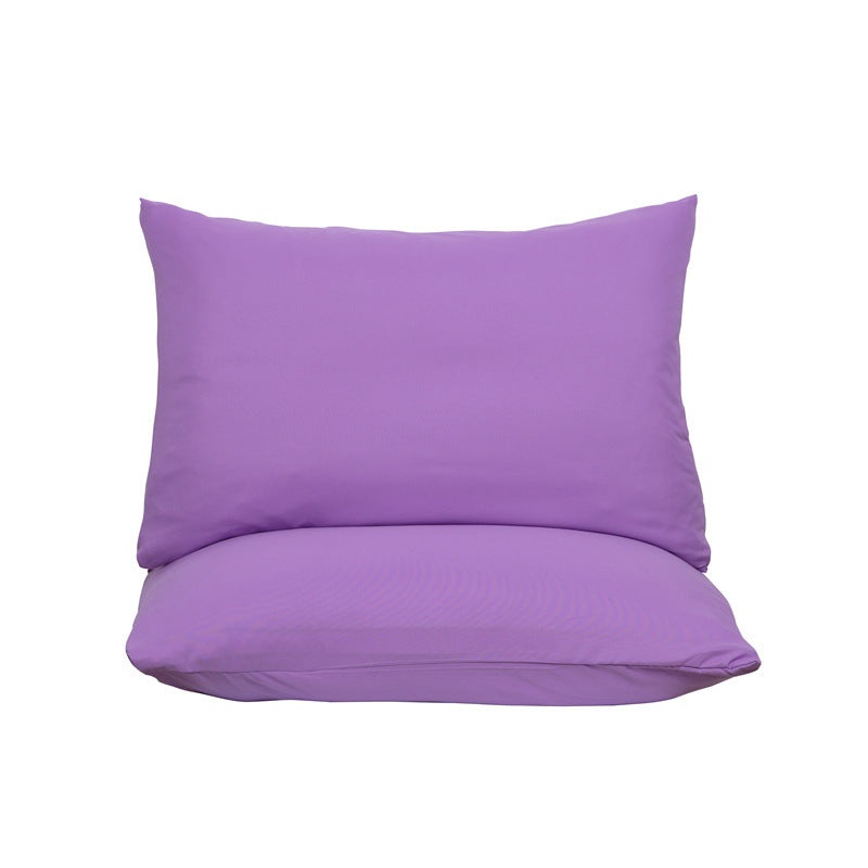 Purple Ultra Soft Brushed Waterproof Pillow Protectors (Set of 2) – 50x70cm, Stain & Spill Guard for Bed Pillows(Note: pillow core not included)