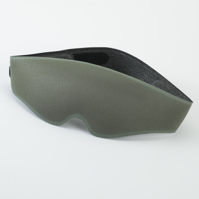 2pcs 3D Contour Blackout Sleep Mask – Ergonomic Eye Mask, Provides Total Darkness and Comfortable Sleep, Adjustable Strap(Military green)