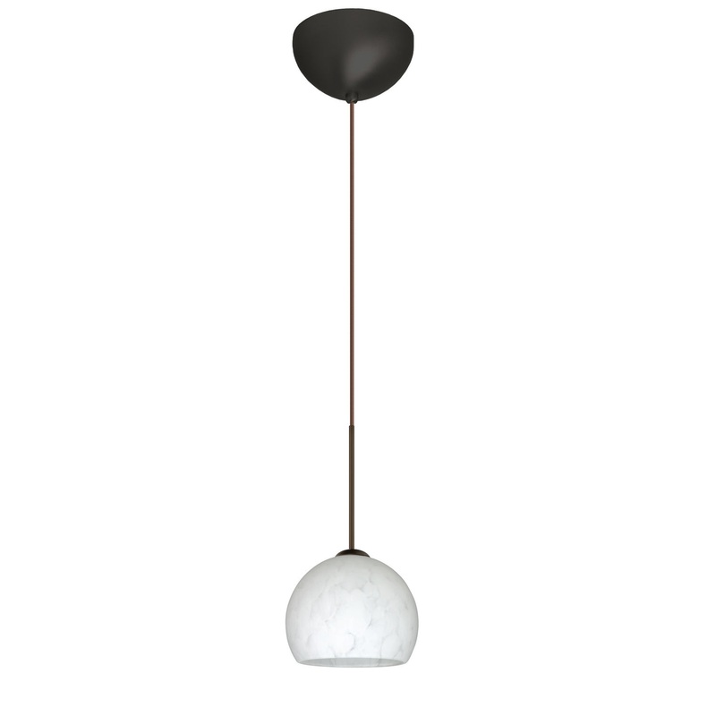 Besa 1XC-565819-BR Palla One Light Pendant Bronze