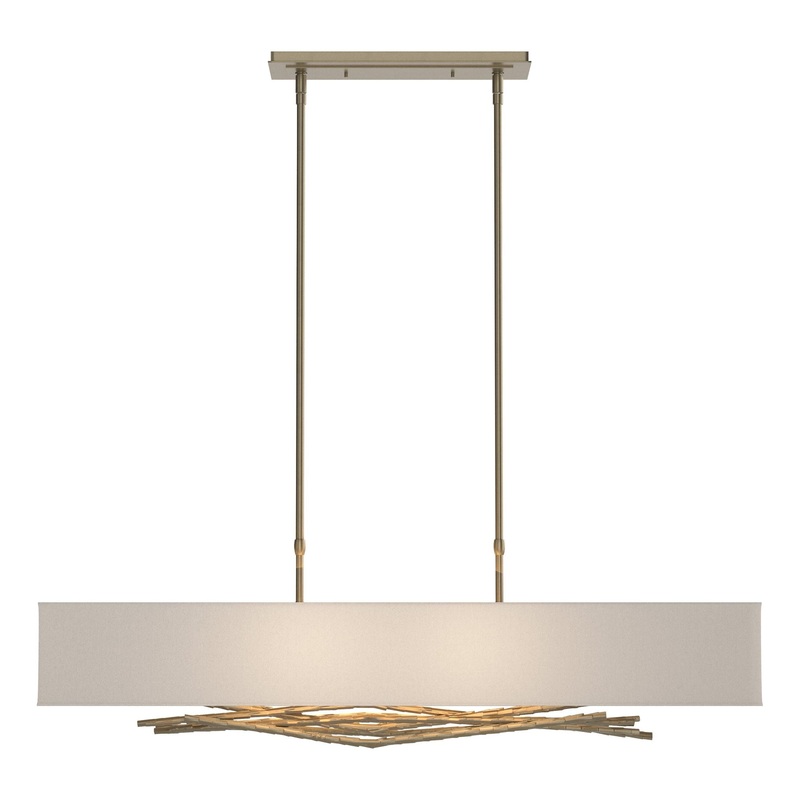 Brindille Pendant Soft Gold Flax Shade (SE)