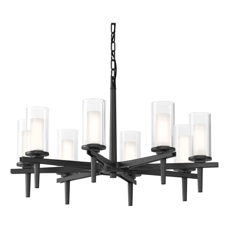 Constellation 8-Arm Chandelier Black