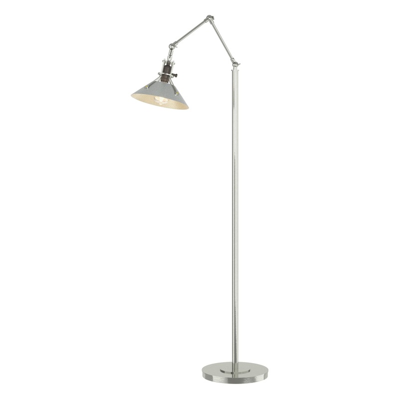 Henry Floor Lamp Sterling Vintage Platinum