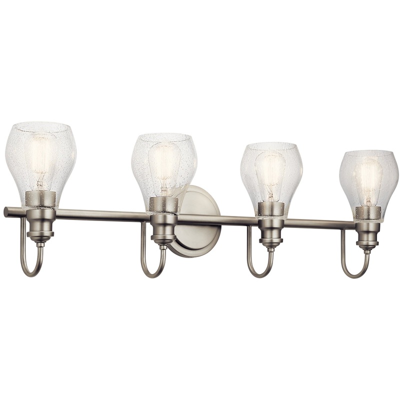 Kichler 45393NI Four Light Bath, Brushed Nickel