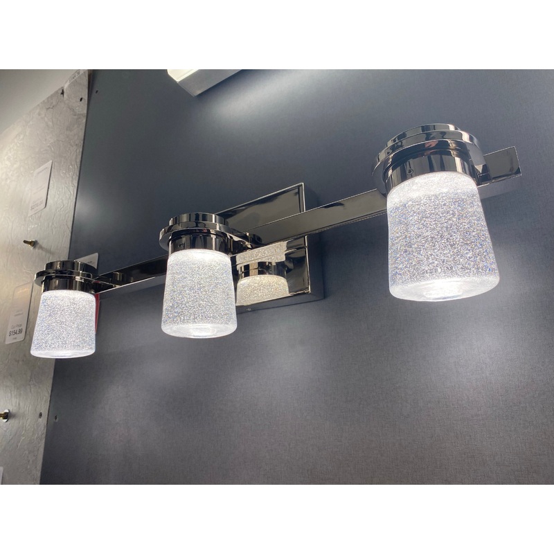 LED Vanity from the Vada Collection in Polished Nickel Finish by Kichler (Clearance Display, Final Sale)