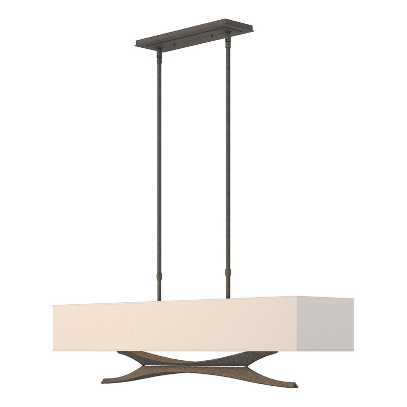 Moreau Pendant Natural Iron Flax Shade (SE)