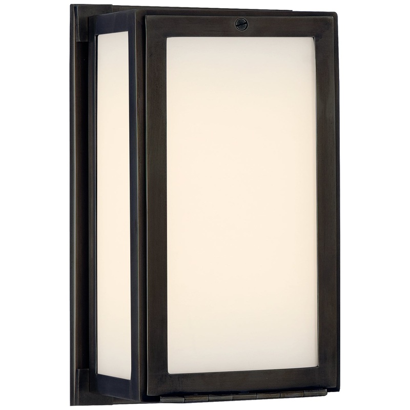 One Light Wall Sconce from the Mercer Collection in Bronze Finish by Visual Comfort Signature