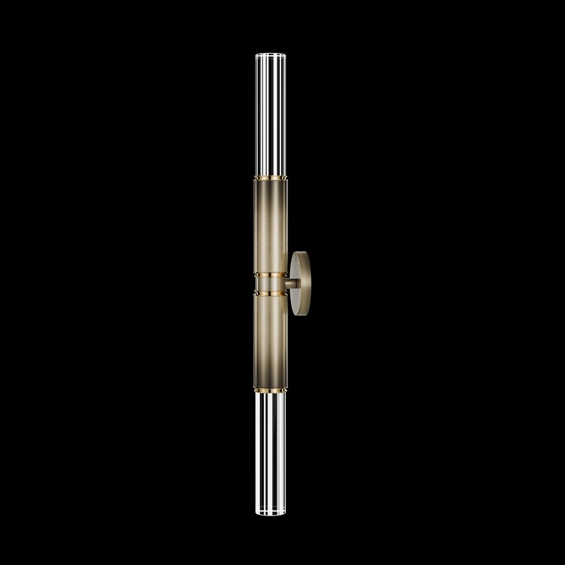 Antonia 34″H Sconce Ombre Bronze/Brass/No Skin