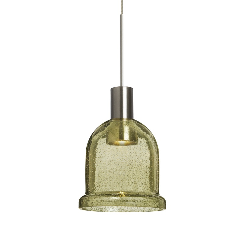 Besa 1XT-KIBAGD-LED-SN Kiba LED Pendant Satin Nickel (Discontinued)