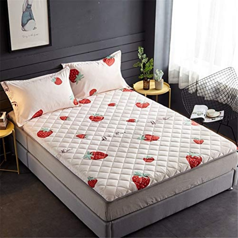 Cotone Stampa Stuoia di Materasso Pieghevole Addensato Futon Giapponese Tradizione Tatami Mat Antisdrucciolo Morbidi Yoga Campeggio Stuoia Portatile ImpermeabileA-90x200cm(35x79inch)