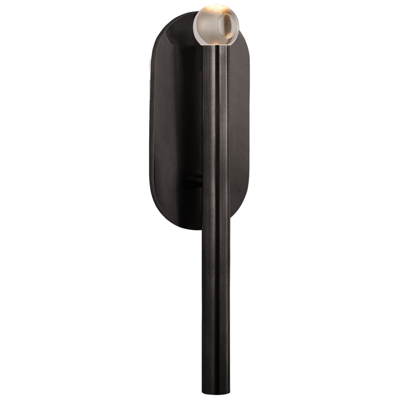 LED Wall Sconce from the Rousseau Collection in Bronze Finish by Visual Comfort Signature