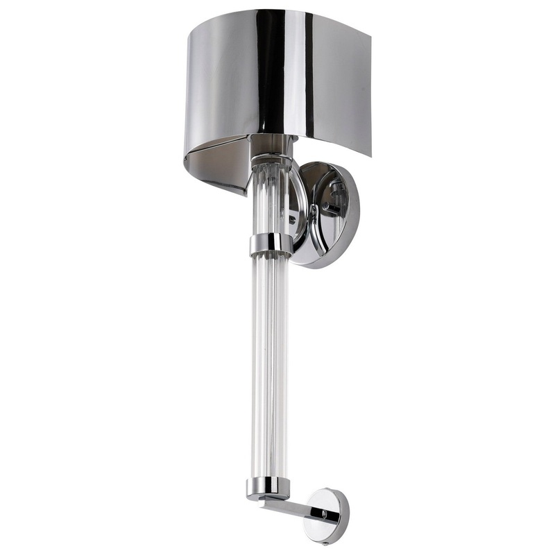 One Light Wall Sconce from the Teagon Collection in Polished Nickel Finish by Nuvo Lighting