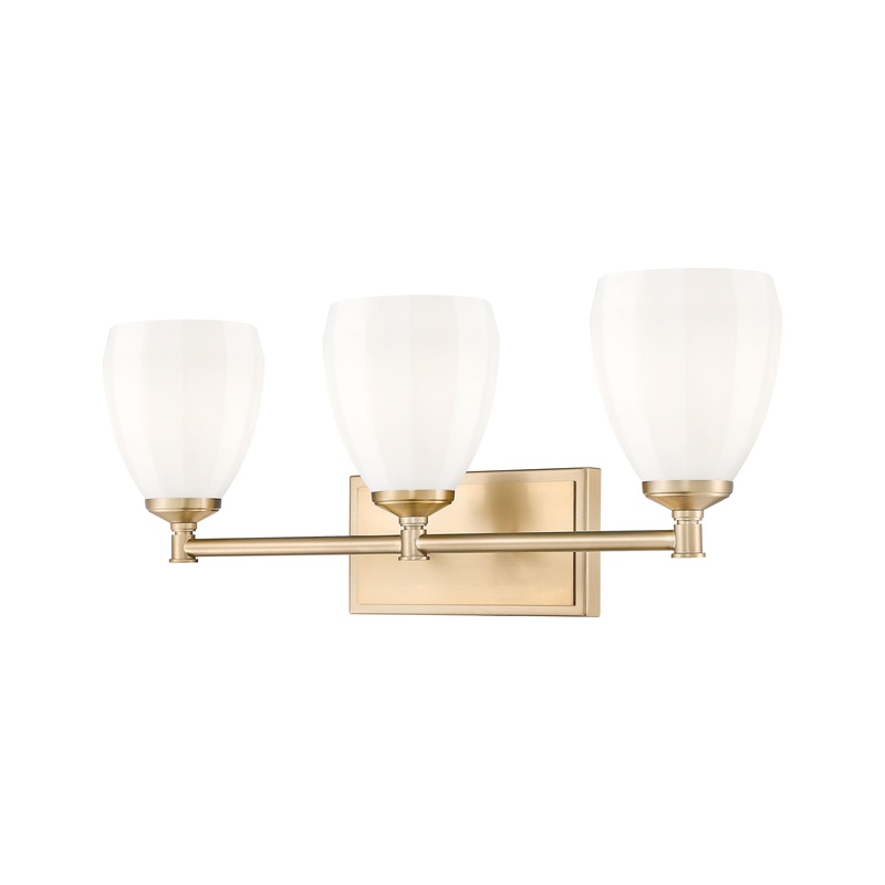Oren 3-Light Vanity Modern Gold