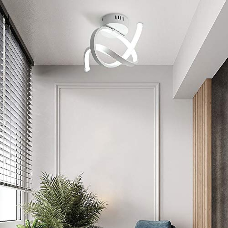 Osairous Lampada da Soffitto a LED, Lampada a Sospensione in Acrilico 16W, Lampada Moderna in Stile Nordico per Corridoio, Ingresso, Camera da Letto, Corridoio, Balcone, Luce Bianca Fredda 6000K