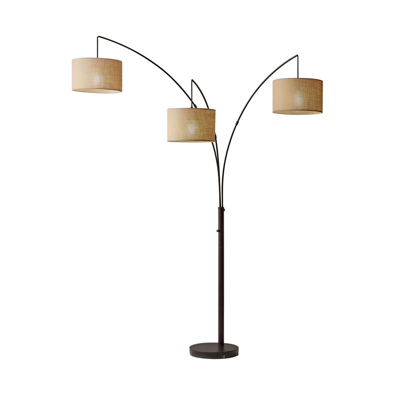Trinity Arc Lamp Antique Bronze