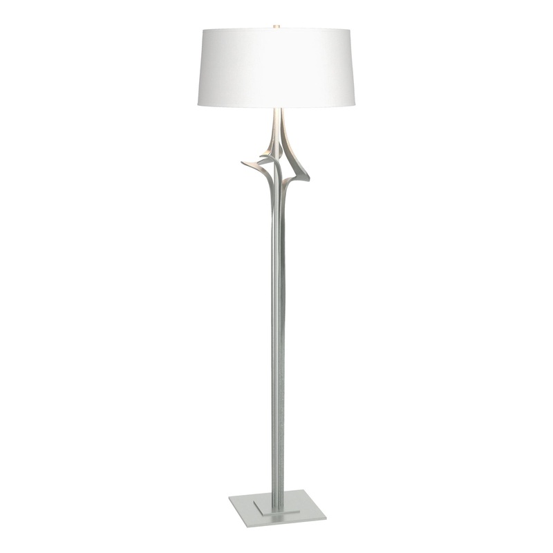 Antasia Floor Lamp Vintage Platinum Natural Anna Shade (SF)