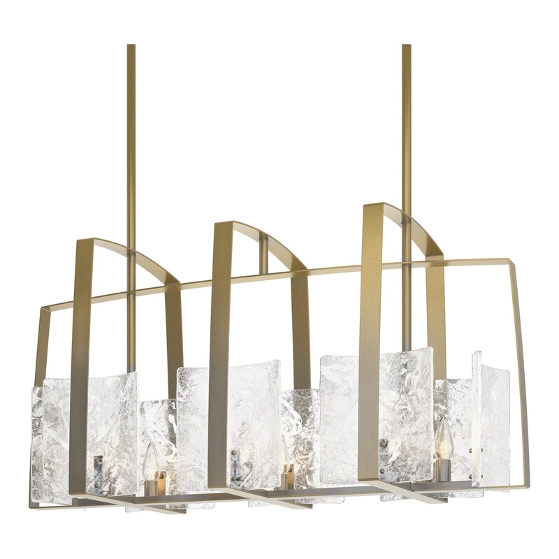 Arc Linear Pendant Modern Brass