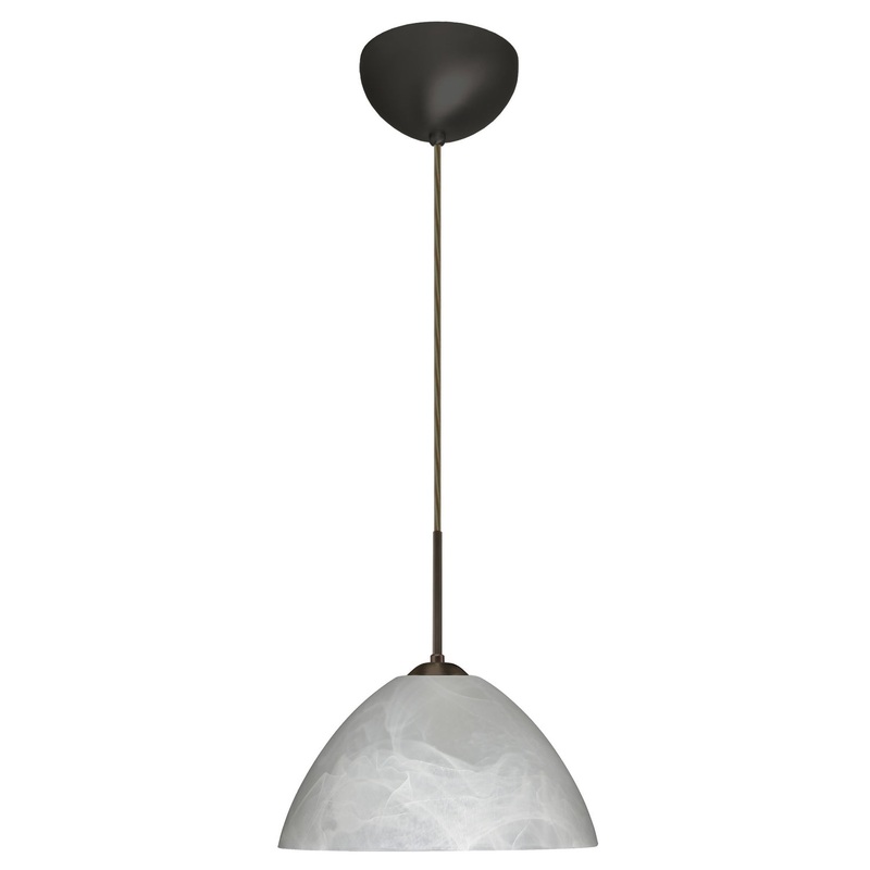 Besa 1JC-420152-LED-BR Tessa One Light Pendant Bronze