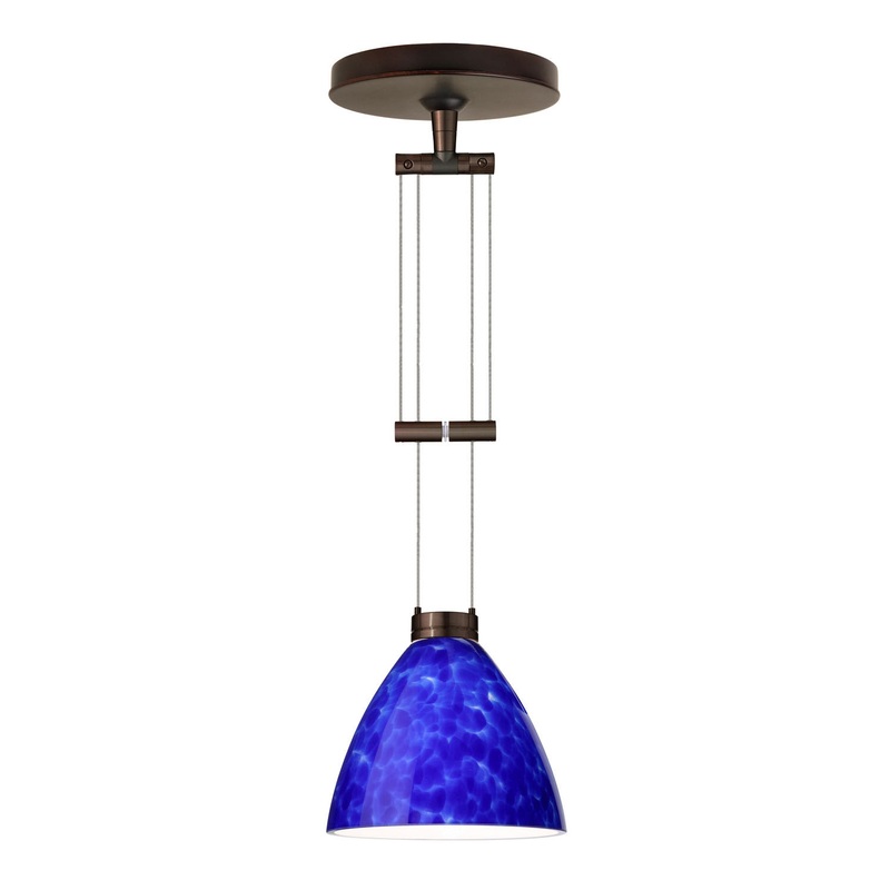 Besa 1XA-177986-BR Mia One Light Pendant Bronze