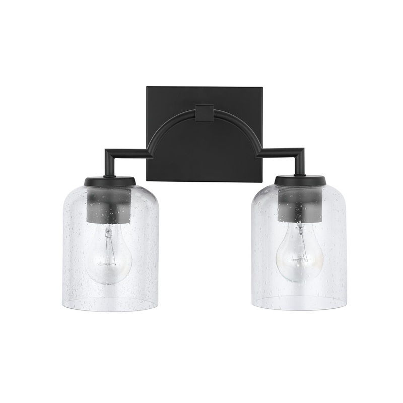 Capital Lighting 139321MB-500 Carter 2 Light Vanity Matte Black