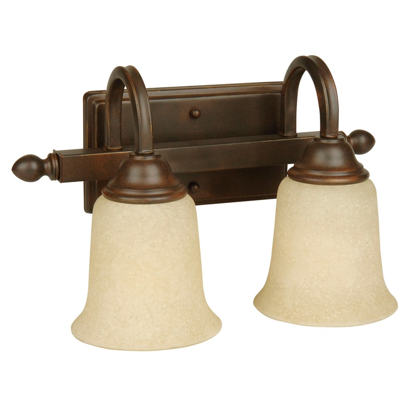 Craftmade 15214AG2 Madison 2 Light Vanity Aged Bronze Textured (Discontinued)