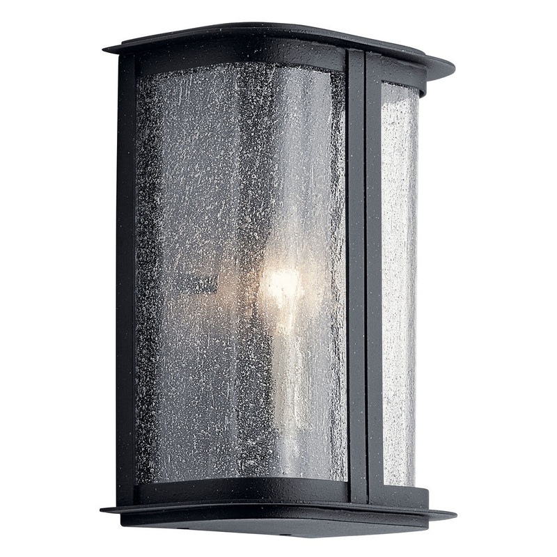 Kichler 59090DBK One Light Outdoor Wall Mount, Distressed Black