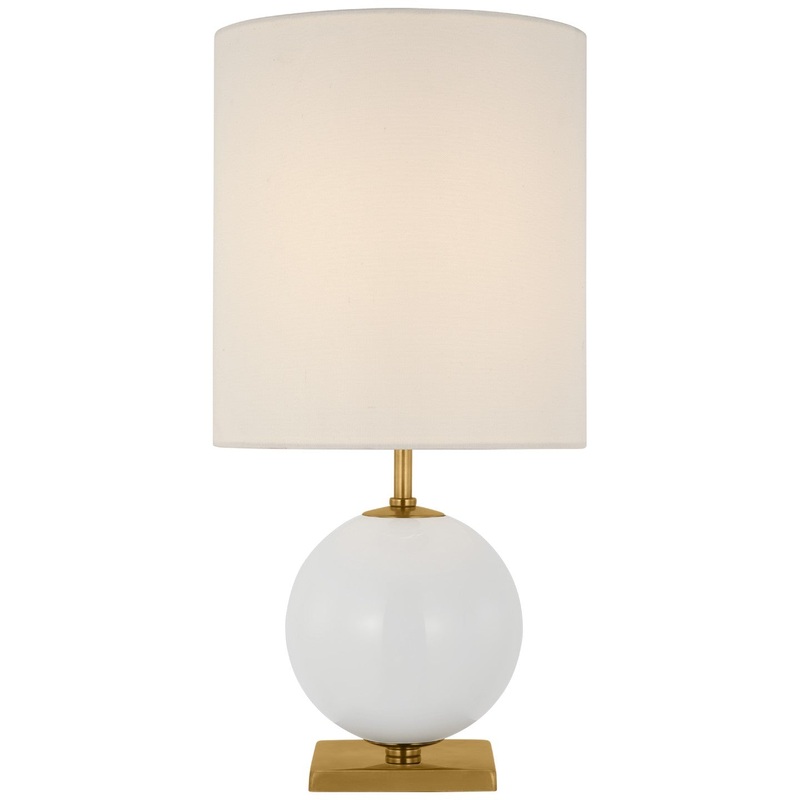 LED Table Lamp from the Elsie Collection in Cream Finish by Visual Comfort Signature