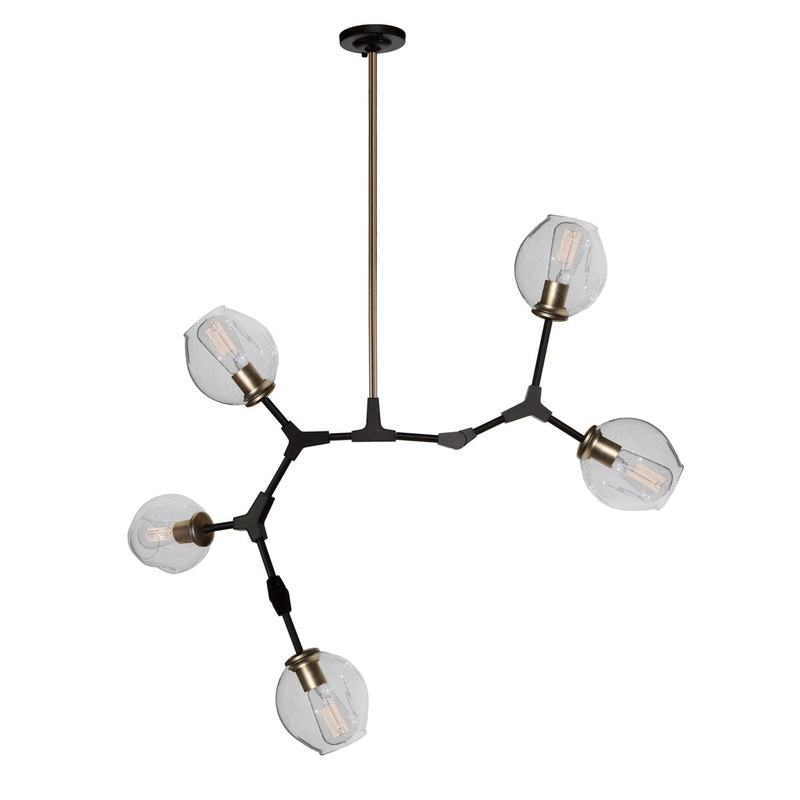 Organic Chandelier – Vintage Brass / 30.00