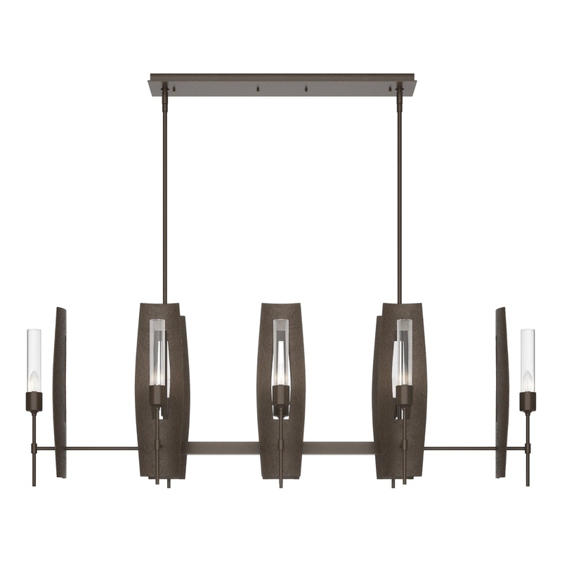 Passage 8-Light Pendant Bronze Clear Glass (ZM)