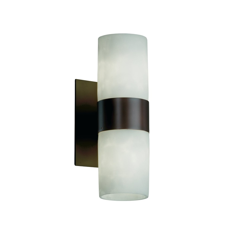Wall Sconce from the Clouds Collection in Dark Bronze Finish by Justice Designs