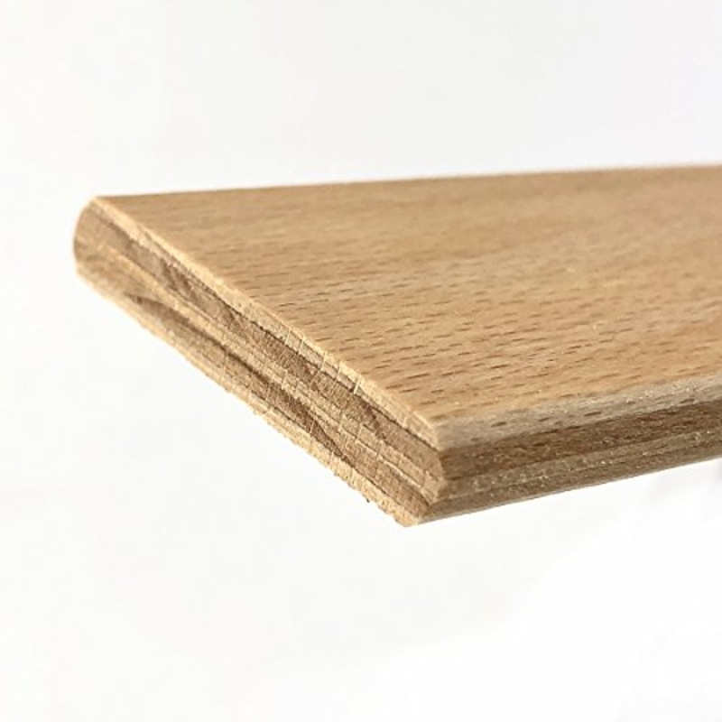10 Listelli Curvati in Legno di Faggio – Ricambio per Doga  5,2 X 84 X 0,8 Cm