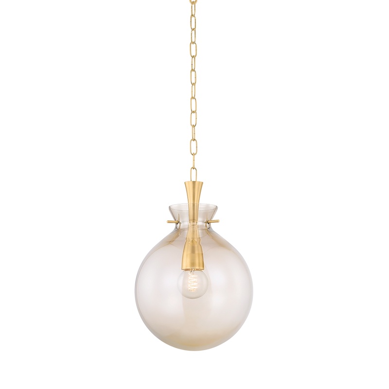 Benita Pendant Aged Brass