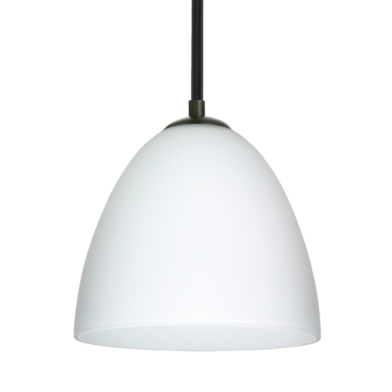 Besa 1TT-447007-LED-BK Besa Vila Stem Pendant LED Pendant Black