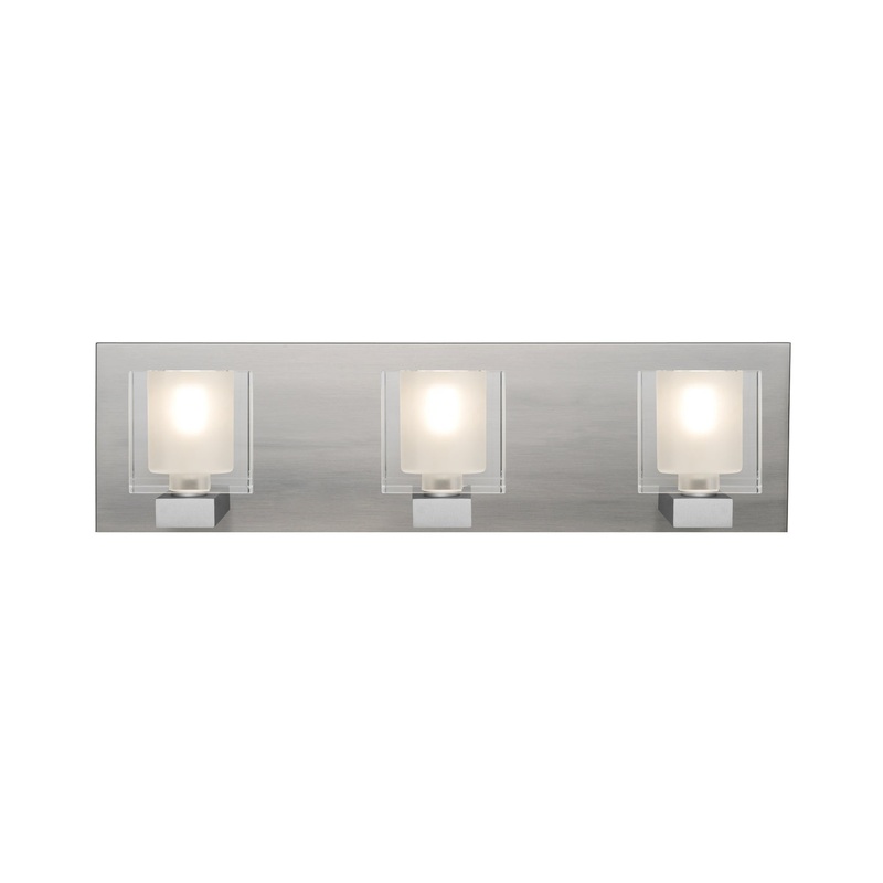 Besa 3WF-BOLOFR-LED-SN Bolo LED Vanity Satin Nickel