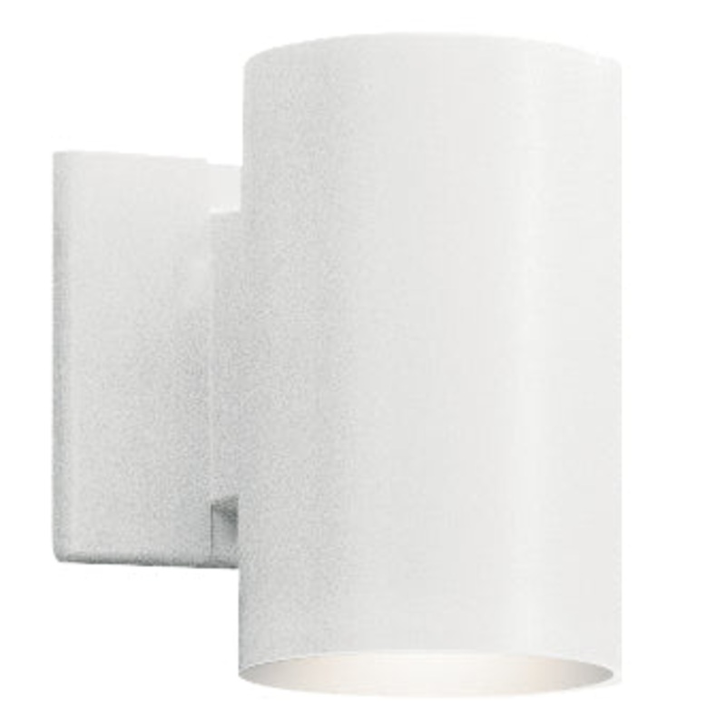 Kichler 9234WH One Light Outdoor Wall Mount, White