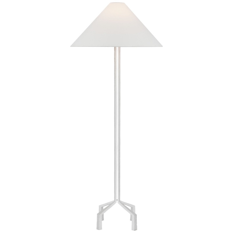 LED Floor Lamp from the Clifford Collection in Plaster White Finish by Visual Comfort Signature