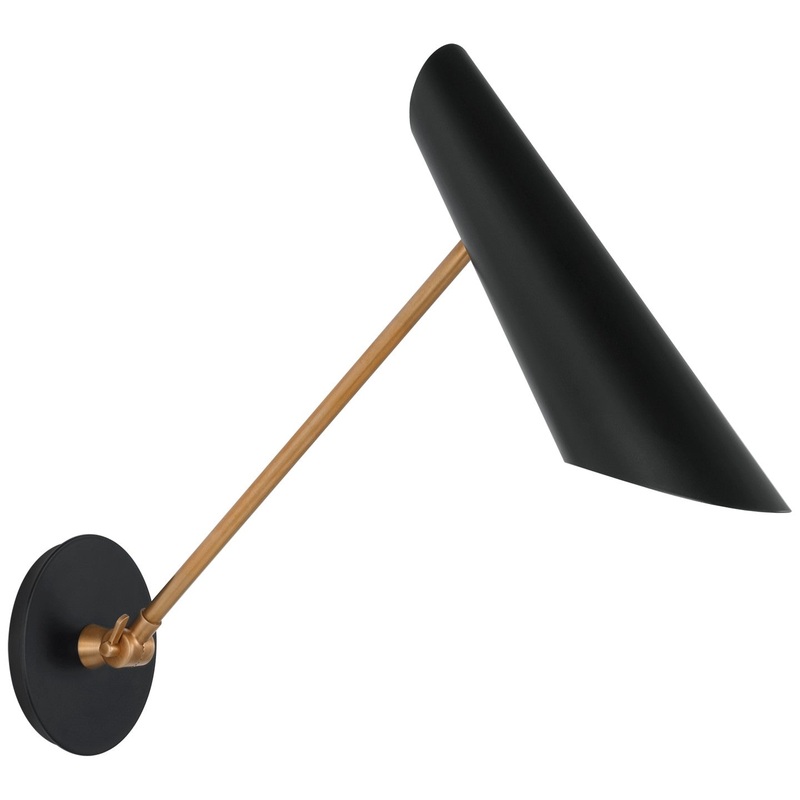 LED Wall Sconce from the Franca Collection in Hand-Rubbed Antique Brass Finish by Visual Comfort Signature