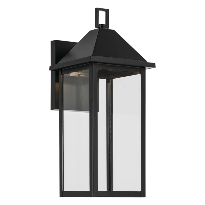 Prin 16.75″ 1-Light Outdoor Wall Light Black Dark Sky Compliant