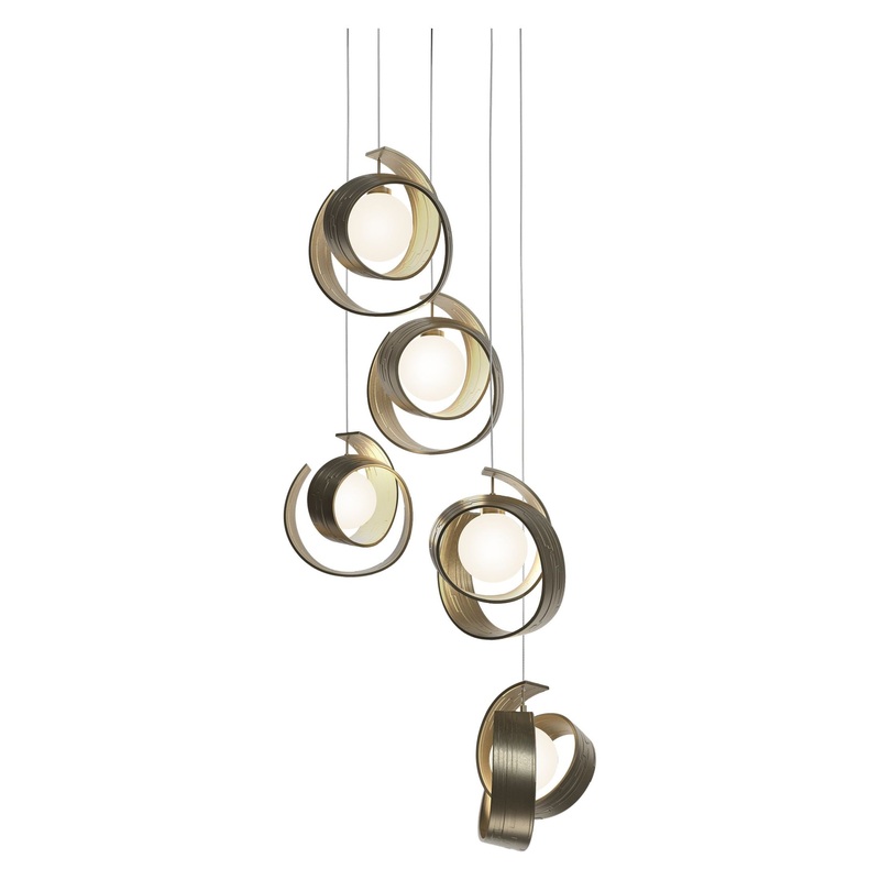 Riza 5-Light Pendant Soft Gold