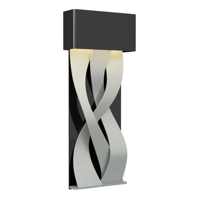 Tress Small LED Sconce Ink Vintage Platinum