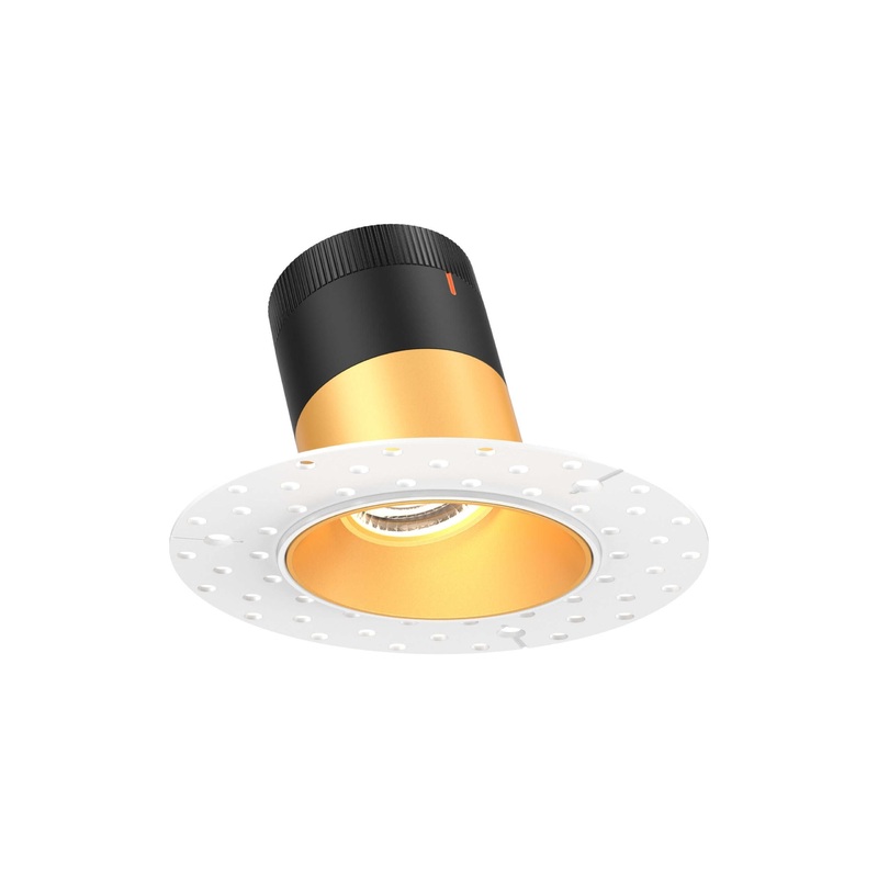 3″ Modular Downlight Gold (Trimless) 20 Degrees Sloped Ceiling