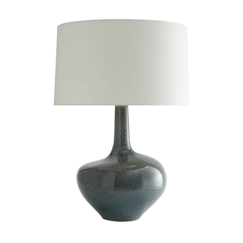 Arteriors 11049-690 Nash One Light Table Lamp Tidal Reactive