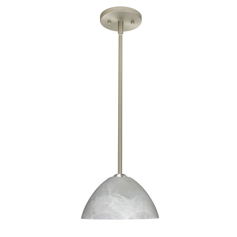 Besa 1TT-420152-SN Tessa One Light Pendant Satin Nickel