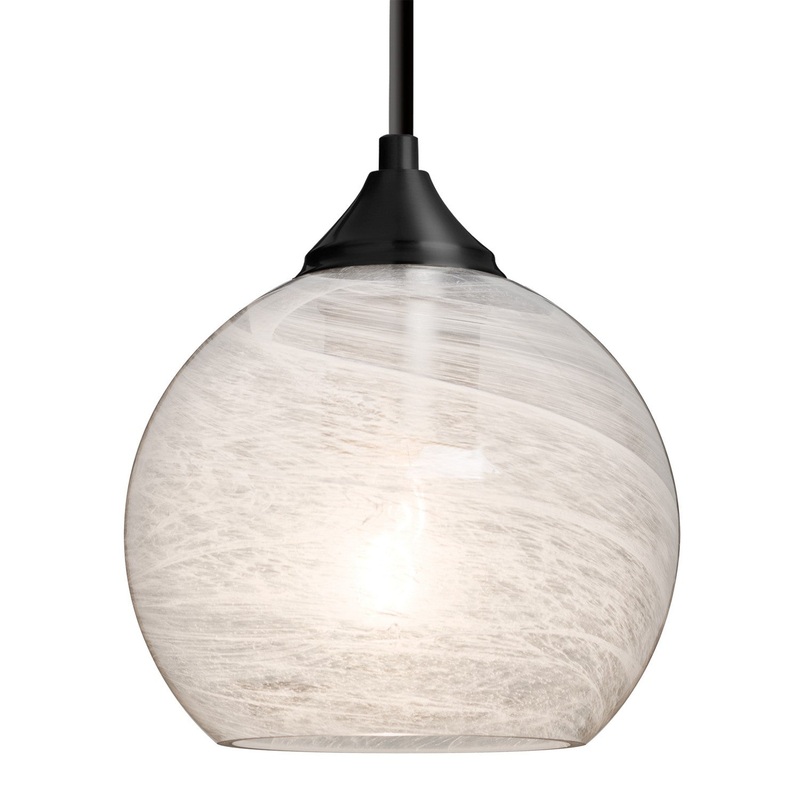 Besa 1TT-JILLYCL-BK Besa Jilly Stem Pendant One Light Pendant Black
