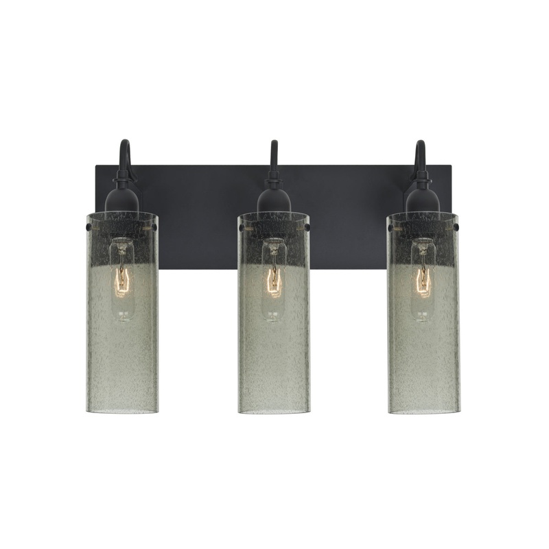 Besa 3WG-JUNI10MS-BK Juni Three Light Wall Sconce Black